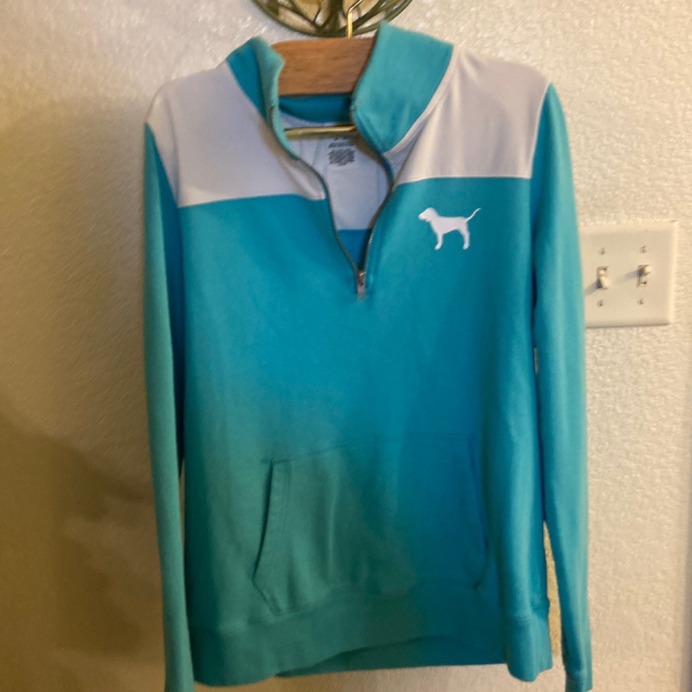 Pink victoria secret sweat shirt